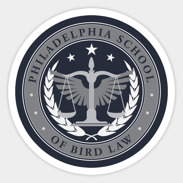 School of Bird Law Sticker by Woah_Jonny